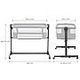 MINICUNA COLECHO NESTE UP 2 LIGHT GREY