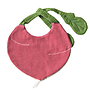 Oli&Carol RAMONA THE RADISH Babero
