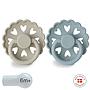Pack 2 Chupetes FRIGG Block Silicona FAIRYTALE 6m+ Lukoie/Clumsy