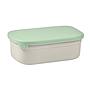 FIAMBRERA INOX LUNCH BOX GRIS/VERDE SALVIA