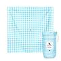 TOALLA MANTA PICNIC DOCK&BAY BLUEBERRY VICHY XL 170X240CM