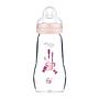 MAM BIBERON CRISTAL FEEL GOOD 260ML ROSA