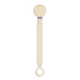CADENA DE CHUPETE C/BROCHE SILICONA WONDER SOFT COLOR WHITE CAP GREY