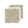 MUSELINA MEDIANA PACK 3 UNDS - 70X70CM - BRANCHES SAND