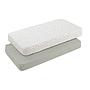 SABANA BAJERA CUNA 60 PACK 2 UDS. 60x120x17 CM CALMA VERDE