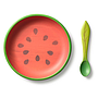 Oli&Carol WALLY THE WATERMELON Bol+Cuchara