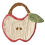 Oli&Carol PEPA THE APPLE Babero