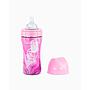 BIBERON ACERO ANTICOL.330ML MARBLE PINK