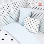 COLCHA CUNA NORDICA 60 BE DOTS CELESTE