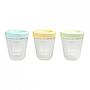 SET DE 3 PORTIONS SILICONA VERDE/AZUL/AMARILLO
