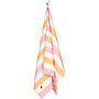 TOALLA DOCK&BAY SUMMER  PINK&ORANGE XL 200X90