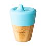 VASO BAMBOO 190ML AZUL ECO RASCALS