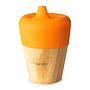 VASO BAMBOO 190ML NARANJA ECO RASCALS