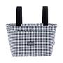 BOLSO ORGANIZADOR VICHY NEGRO 13X38X20 CM