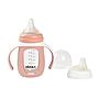 BIBERON CON ASAS CRISTAL 210ML PINK